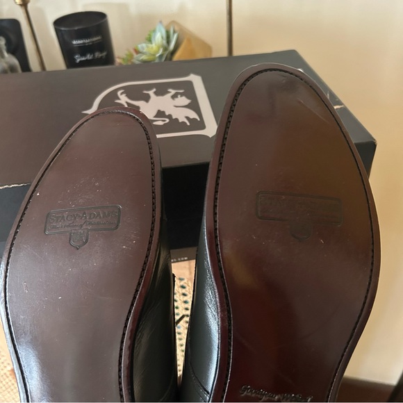 Stacy Adams Madison Cap Toe Oxford Leather Gray NEW Mens Dress Shoes Size 10.5 D - Picture 6 of 9